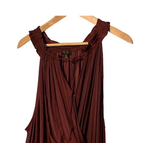 Anthropologie Current Air Cobie Colorblocked Midi Dress 2x - Picture 11 of 14